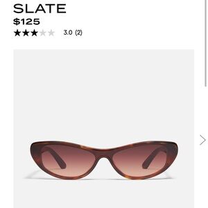 **NWT** Quay x Guizio Slate Sunglasses